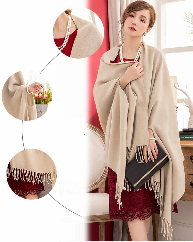 あべ商会　楽天市場店の結婚式 ボレロ ショール ウェディング レディース ファーケープ パーティー ワインレッド 大判ストール フェイクファー お呼ばれ 30代 40代 50代 60代｜アングル3