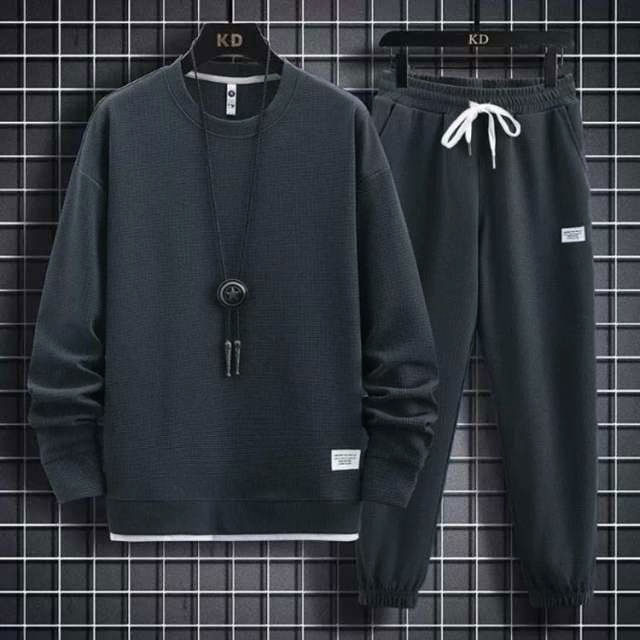 メンズ 2点セット トレーナー スウェット 上下セット 秋 ロングパンツ 裏起毛 ルームウエア 長ズボン 運動着 重ね着風 長袖パーカー 30代 セットアップ 部屋着 冬 カジュアル スポーツウエア ゆったり 大きいサイズ 裏起毛 40代 50代