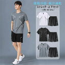 セットアップ メンズ おしゃれ 2点セット 上下セット 接触冷感 ゴルフ Tシャツ 半袖 半袖Tシャツ トップス ゴルフパンツ ショートパンツ ハーフパンツ ス...