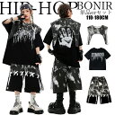 ヒップホップ ダンス衣装 キッズ セットアップ パンク風 迷彩 カーゴパンツ ハーフパンツ ショートパンツ カッコイイ チーム衣装 男女兼用 上下セット 韓国風 原宿系 ユニセックス 迷彩風 ノースリーブ HIPHOPロック ストリートファッション 重ね着風 110-180