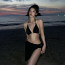 水着 ビキニ レディース 無地 ホルターネック オトナ女子 韓国風 きれいめ 海水浴 温泉 ビーチ 大人 おしゃれ 三角ビキニ 黒 バスト 盛れる 3点セット 女性用 大人 セクシー 夏 セパレート