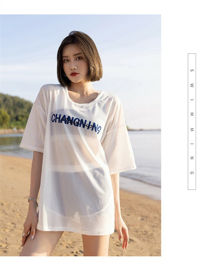 水着 レディース タンキニ 体型カバー 高校生 3点セット 半袖Tシャツ ラッシュガード ママ水着 セパレート ショートパンツ 20代 30代 40代 韓国 女の子 海 プール リゾート おしゃれ 可愛い カバーアップ 胸パッド付き ブラウン ブルー z7m3z7 3