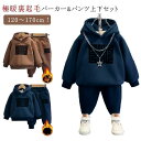 セットアップ パーカー 子供 裏起毛 あったか 裏起毛 キッズ スウェットパンツ スウェット キッズ 秋 プルオーバー もこもこ 長袖 送料無料 防寒 保温 こ...