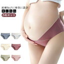 肌着 シームレス マタニティ 綿 無地 パンツ 下着 浅め マタニティ ストレッチ まとめ買い 出産準備 女性 産後 産前 インナー 妊娠 妊婦 大きいサイズ ショーツ 5枚セット 保温 対策 クロッチ綿|詳細画像