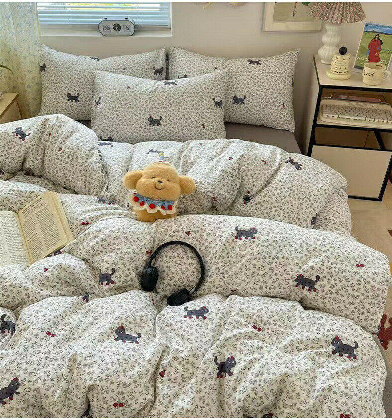 布団カバー セット かわいい 3点セット シングル ストライプ 4点セット かわいい 花柄 可愛い 布団カバ..