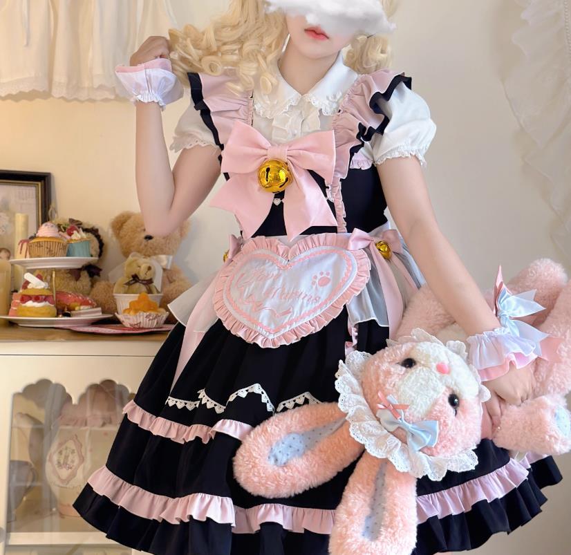 洋装キャミソールスカートロリータスカートゴスロリワンピース ロリィタ OP Lolita ロリータ コスプレ ..