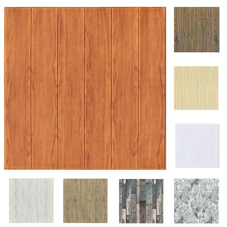 ウォールステッカー クッションシール 木目 アンティーク リメイクシート 木目シート ナチュラル はがせる壁紙 キッチン壁紙シール はがせる防音 断熱 防カビ 壁紙シート 衝撃緩和 軽量 店舗 部屋