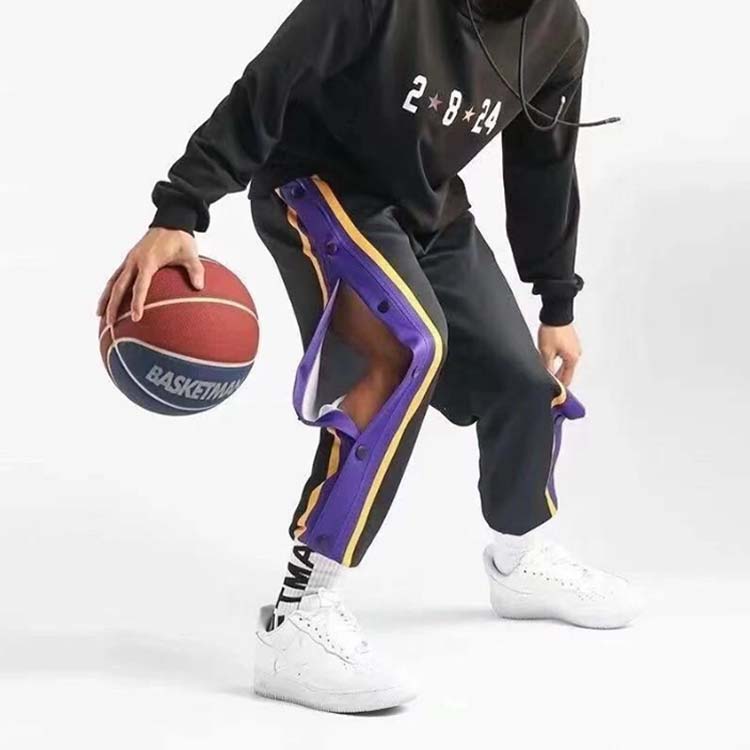 スナップボタン レディース 裾ボタン 大人 メンズ キッズ バスケットボールパンツ ...