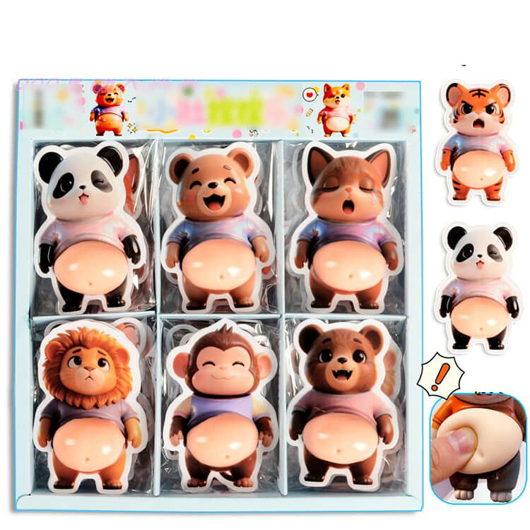 おしりスクイーズ おしり シール ぷにぷにおしりシール お腹 肉球 柴犬 猫 もちもち ぷにぷにシール 熊 サル ライオン パンダ 30枚入り ぷにぷにシール 3Dお腹シール おなかシール ぷにぷに 犬 お腹しーる お腹シール 犬猫セット abefirm-10091751 あべ商会 楽天市場店 サンプル画像2