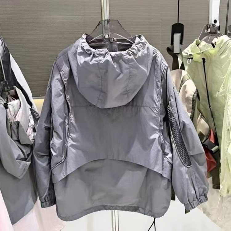 パーカー キッズ 春夏 ジップアップ 長袖 フード付き UVカット ラッシュガード 通气 遮光 涼しい 薄手 女の子 男の子 春 夏 紫外線対策 冷房対策 子供 可愛い アウター 日焼け止め ゆったり シンプル 無地 パーカ 軽量 通学 学校 羽織る 110 120 130 140 150 160 170 180 3