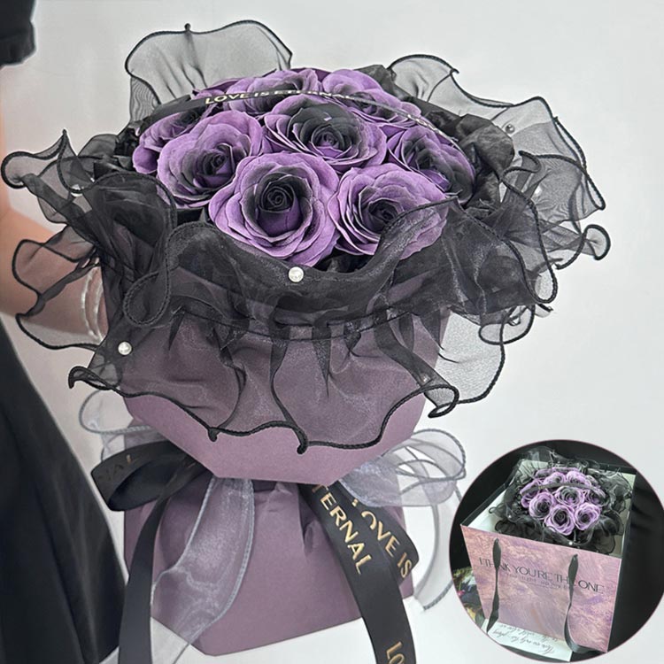 ソープフラワー 花束 ブーケ バラ グラデーション 母の日 フラワーブーケ シャボン...