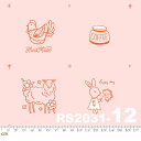 【Moda モダ】Purl-RS2031-12(2E-04) モチーフ柄 ピンク系 コットン100% シーチング ruby star ルビースター【10cm単位販売】
