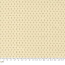 【Moda モダ】Kate's Garden Gate-31646-11(2E-07) ベージュ系 ホワイト系 クリーム色 記号 ドット柄 水玉 幾何学模様 記号柄 アンティーク コットン100% シーチング【10cm単位販売】