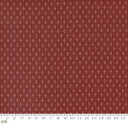 【Moda モダ】Kate's Garden Gate-31646-15(2E-07) レッド 赤色 記号 ドット柄 水玉 記号柄 アンティーク コットン100% シーチング【10cm単位販売】