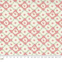 【Moda モダ】Cottage Linen Closet-18732-12(2D-01)(2D-02) ホワイト系 ピンク系 パステル 小花柄 ヴィンテージ風 コットン100% シーチング【10cm単位販売】(3)