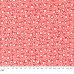 【クーポン最大500円OFF！】Zinnia-24134-15(2E-09) 小花柄 ホワイト ピンク サーモンピンク コットン100% シーチング【10cm単位販売】