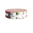 【Moda モダ】Zinnia-24130HB(40枚) ピンク系 パープル系 ブルー系 カラフル 花柄 ドット柄 ポップ プレカット カットクロス コットン1...