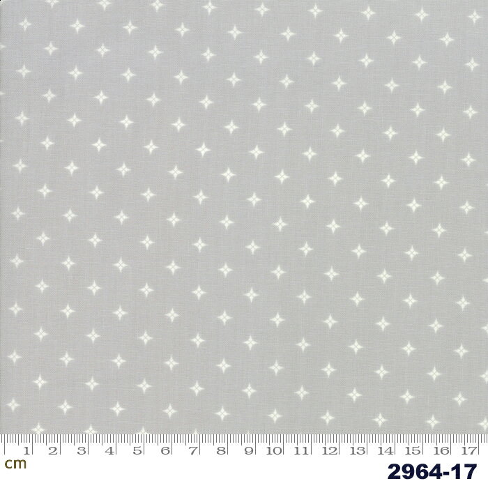 【Moda モダ】Country Christmas-2964-17(2E-02) ホワイト系 グレー系 ドット柄 クリスマス コットン100% シーチング【10cm単位販売】