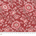 【Moda モダ】Le Bouquet Francais-13662-11LW(ローン生地)(2E-02) ピンク系 レッド系 白色 桃系 花柄 植物柄 フレンチジェネラル コットン ローン生地【10cm単位販売】