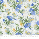 【Moda モダ】Summer Breeze 2023-33682-11(2A-05) ホワイト 花柄 タンポポ 水彩風 ボタニカル コットン100% シーチング【10cm単位販売】