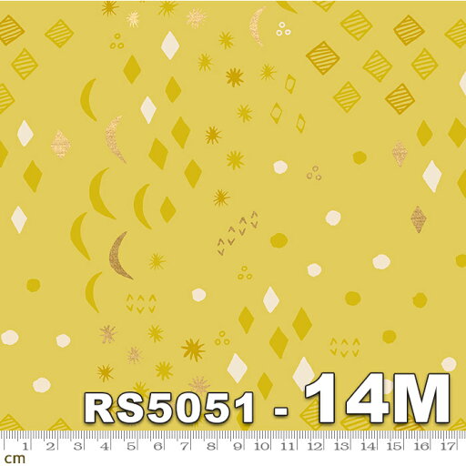 【Moda モダ】First Light-RS5051-14m(メタリック加工)(3A-02) イエロー系 記号柄 コットン100% シーチング ルビースター【10cm単位販売】 【Moda モダ】First Light-RS5051-14m(メタリック加工)(3A-02) イエロー系 記号柄 コットン100% シーチング ルビースター【10cm単位販売】