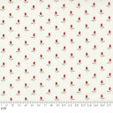 【Moda モダ】The Flower Farm-3013-11(2E-07) レッド系 ホワイト系 花柄 チューリップ コットン100% シーチング 【10cm単位販売】
