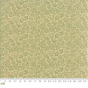 William Morris 2017-7306-12(2E-05) ベージュ系 グリーン系 クリーム色 花柄 植物柄 ヴェネチアン コットン100％ シーチング