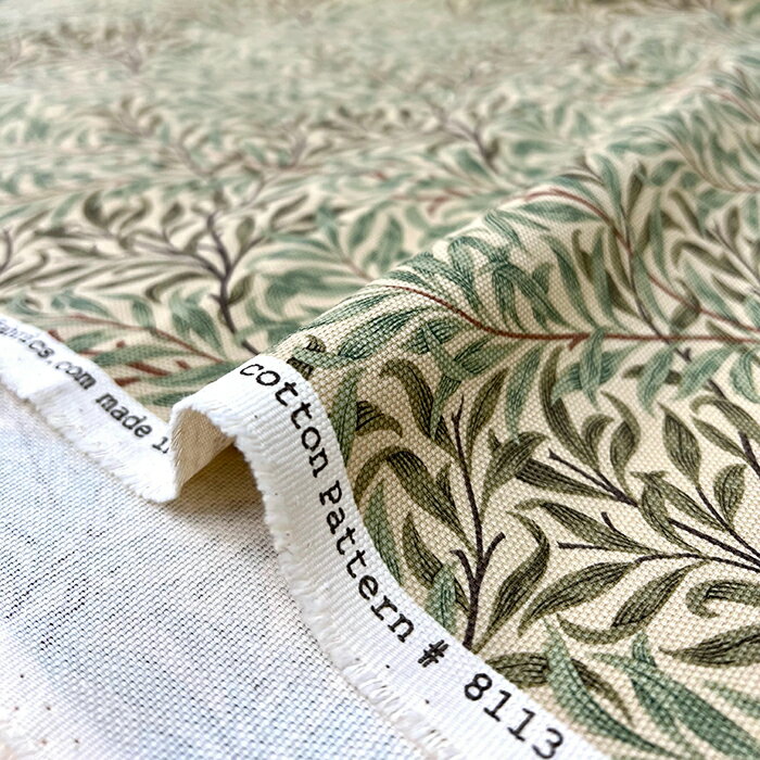 【Moda モダ】Best of Morris-8113-21T(2B-04) ベージュ 植物柄 ウィローボー柄 ベストオブモリス ウィリアムモリス オックス生地 コットン100% 110cm幅【10cm単位販売】