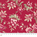 【Moda モダ】Sugarberry-3020-11(2A-06) レッド 大花柄 ブーケ アンティーク かわいい 大柄 コットン100% シーチング 110cm幅【10cm単位販売】(3)