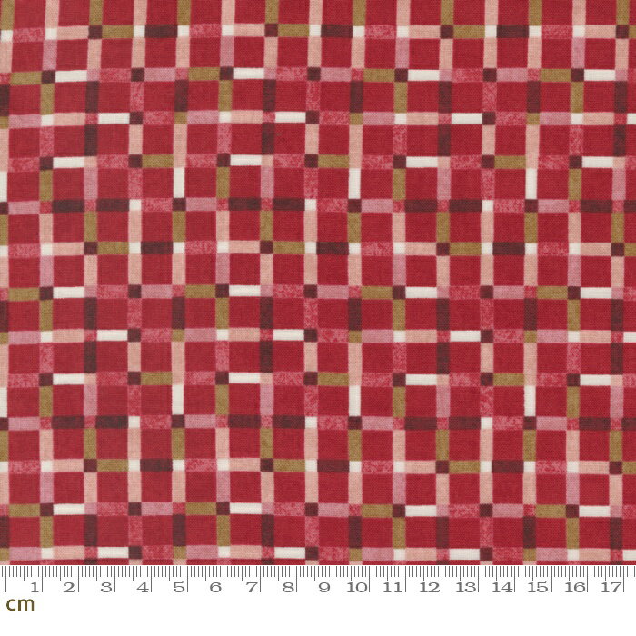 【Moda モダ】Jolly Good-30726-18(3B-01) レッド系 テクスチャ柄 クリスマス コットン100％ シーチング【10cm単位販売】