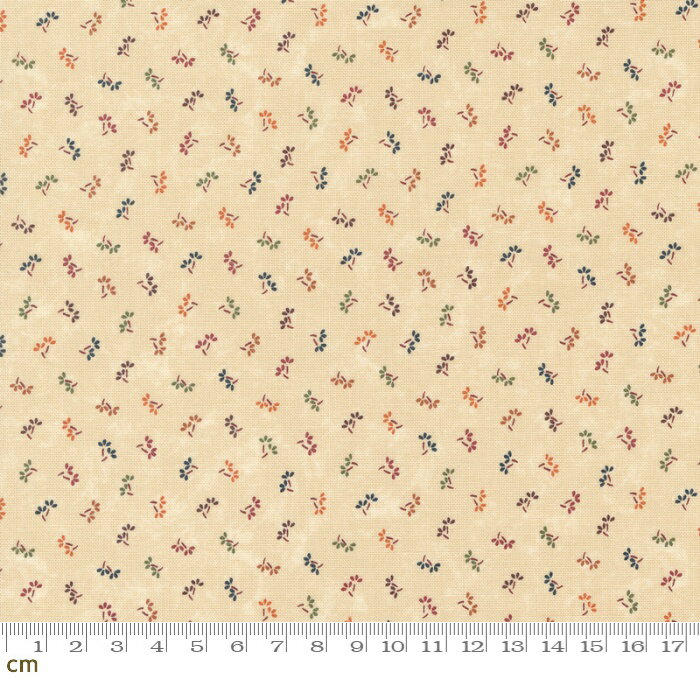 【Moda モダ】Back To Basics-9723-11(3B-03) ベージュ系 植物柄 ナチュラル コットン100% シーチング ..
