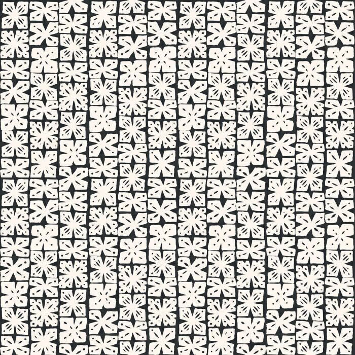 Sketchbook-RS4073-15(2E-07) ブラック系 ホワイト系 幾何学柄 スタイリッシュ コットン100% シーチング ruby star ルビースター