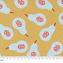 【Moda モダ】Lazy Afternoon-1780-16(2E-08) マスタード 洋梨柄 コットン100% シーチング【10cm単位販売】