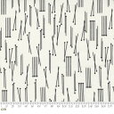 【Moda モダ】Lazy Afternoon-1783-11(2E-08) ホワイト 編み棒柄 コットン100% シーチング【10cm単位販売】
