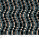 【Moda モダ】Elixir-RS0044-18M(メタリック加工)(2E-07) ブラック系 グレー系 ストライプ メタリック加工 コットン100% シーチング【10cm単位販売】