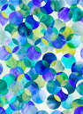 【Moda モダ】Gradients Parfait-33646-14(2A-03) グリーン系 ブルー系 ホワイト系 テクスチャ柄 幾何学柄 カラフル テクスチャ柄 デジタルプリント加工 コットン100% シーチング 【10cm単位販売】(3)