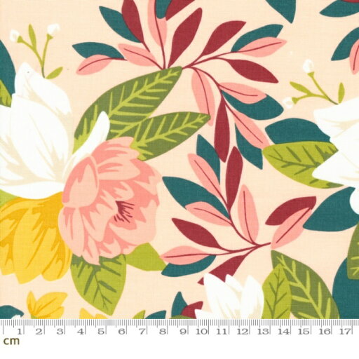 【Moda モダ】Willow-36060-15(2B-03) グリーン系 ピンク系 花柄 植物柄 コットン100% シーチング【10cm単位販売】 【Moda モダ】Willow-36060-15(2B-03) グリーン系 ピンク系 花柄 植物柄 コットン100% シーチング【10cm単位販売】