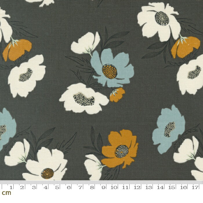 【Moda モダ】Woodland And Wildflowers-45582-15(3B-02) グレー系 花柄 ボタニカル コットン100％ シ..
