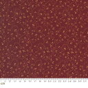 【Moda モダ】Chickadee Landing-9744-13(2E-06) レッド系 つる草模様 植物柄 小花柄 コットン100% シーチング 【10cm単位販売】
