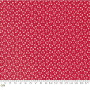 【Moda モダ】My Summer House-3044-15(2E-06) レッド系 赤色 小花柄 シンプル コットン100% シーチング【10cm単位販売】
