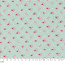 【Moda モダ】My Summer House-3045-13(2E-06) ブルー系 小花柄 ブーケ柄 シンプル コットン100% シーチング【10cm単位販売】