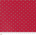 【Moda モダ】My Summer House-3046-16(2E-06) レッド系 赤色 ドット柄 水玉 シンプル コットン100% シーチング【10cm単位販売】
