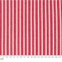 【Moda モダ】My Summer House-3047-18(2E-06) レッド系 ピンク系 ストライプ柄 シンプル コットン100% シーチング【10cm単位販売】