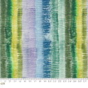 【Moda モダ】Floribunda-39807-12(2B-07) レインボー マルチカラー ブルー系 虹 テクスチャ ストライプ 水彩画 デジタル コットン100%シーチング【10cm単位販売】(3)