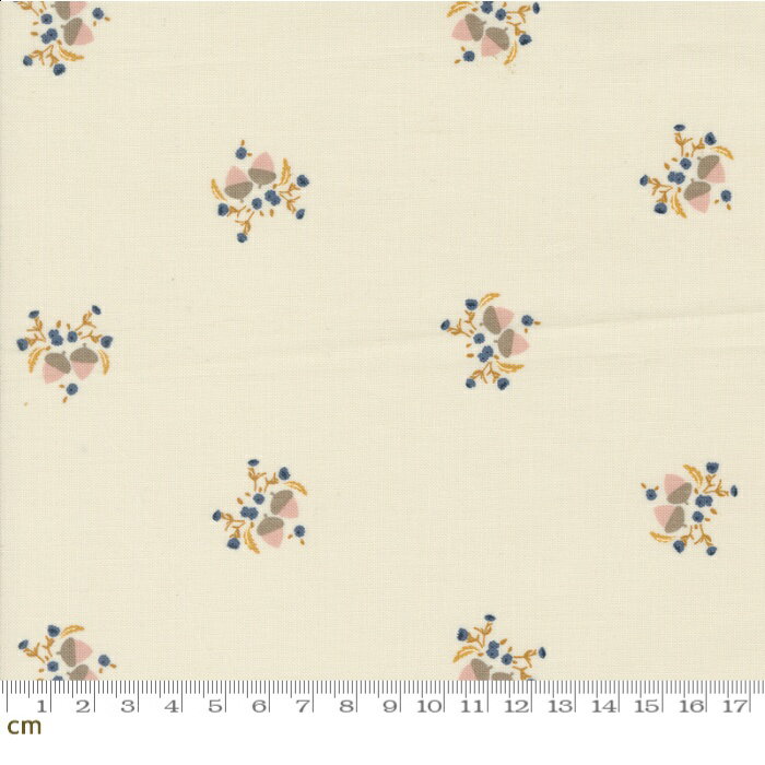 【Moda モダ】Enchantment-43175-11(2B-08) ホワイト系 アイボリー系 ベージュ系 木の実 どんぐり柄 ナチュラル コットン100%シーチング【10cm単位販売】