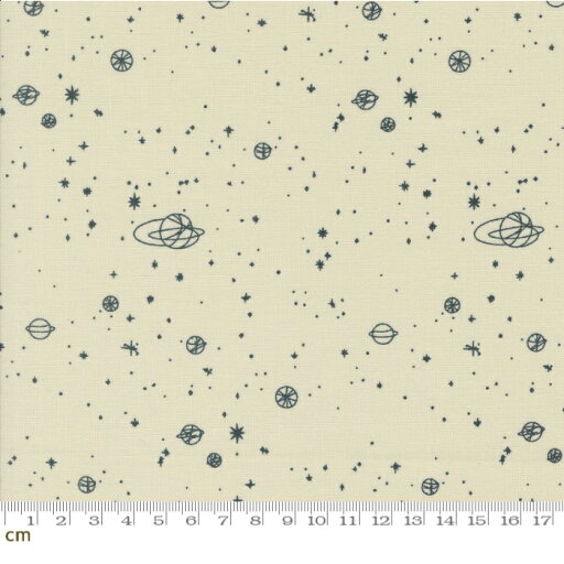 【Moda モダ】Still More Paper-1874-14(2B-02) 宇宙柄 星柄 花柄 ベージュ コットン100% シーチング【10cm単位販売】 【Moda モダ】Still More Paper-1874-14(2B-02) 宇宙柄 星柄 花柄 ベージュ コットン100% シーチング【10cm単位販売】