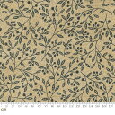 【Moda モダ】Bloom And Grow-7051-14(2B-09) 植物柄 リーフ 木の実 ブラウン ヴィンテージ パッチワーク ハンドメイド コットン100% シーチング 110cm幅【10cm単位販売】(3)