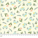 【Moda モダ】Clover Hollow-37551-12(2A-02)花柄 植物柄 ホワイト系 コットン100% シーチング 110cm幅【10cm単位販売】