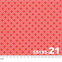 【Moda モダ】Early Bird-55193-21(2C-03) レッド系 赤 幾何学 チェック コットン100% シーチング【10cm単位販売】