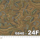 【Moda モダ】Fall Fantasy Flannels-6840-24F (フランネル)(2A-02) ブラウン系 茶色 植物柄 葉っぱ 芽 リーフ柄 フランネル コットン100% シーチング【10cm単位販売】(3)